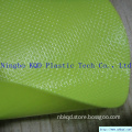 Anti UV Fluorescent green PVC coated polyester fabric for beach chair / sunshade cloth / water bag / Bunting